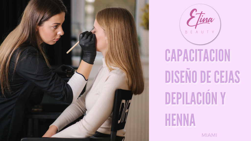 Curso PERSONALIZADO de diseño de cejas, depilación, pigmentación con henna y laminado de cejas, 2 DÍAS (Copia)