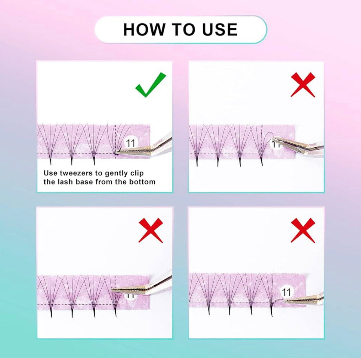 Extensiones de Pestañas 3D, 10D